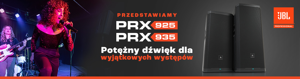 Nowość w rodzinie JBL Professional PRX900 - PRX925 i PRX935