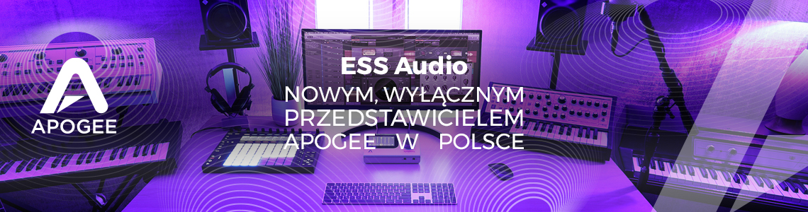 ESS Audio – nowy wyłączny przedstawiciel Apogee